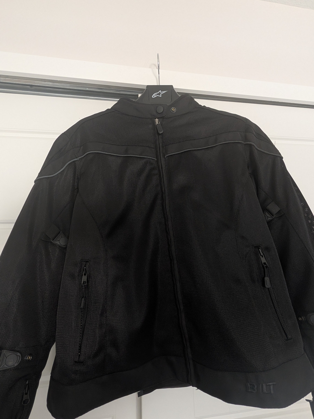 Bilt Women's Black  Fully Armored Mesh Textile Motorcycle Jacket